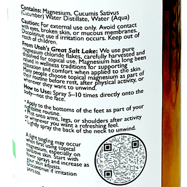 Magnesium Spray - Cucumber Rose